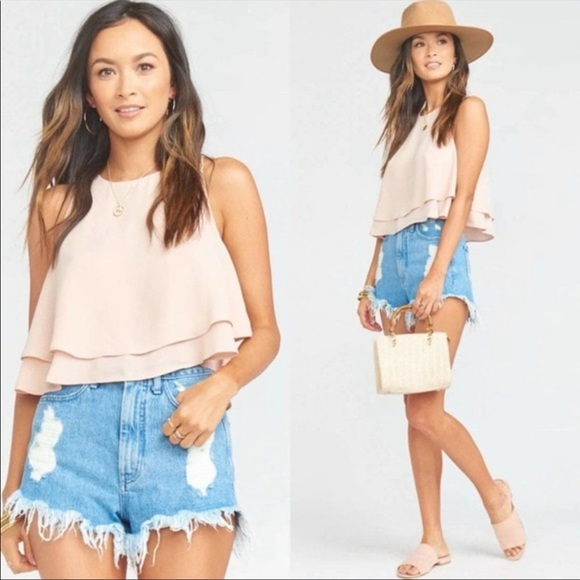 Show Me Your MuMu Tops - Show me Your Mumu pink King Crop Top